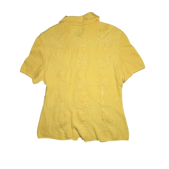 Vintage ESCADA by Margaretha Ley Yellow Blouse Size 38 - Picture 6 of 6
